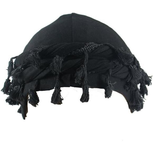 Men/women Vintage Twist Head Wraps Durag Satin Lined Halo Turban - Picture 1 of 4